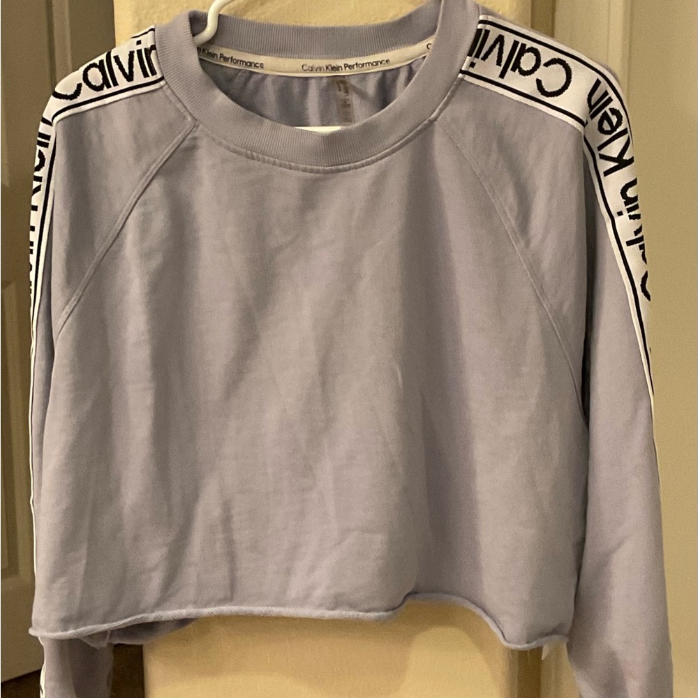 CALVIN KLEIN Women’s Cropped‎ Sweatshirt size XL